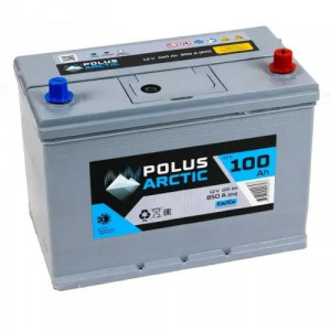 Аккумулятор POLUS ARCTIC 6СТ-100.0 (100D31L) бортик обр. пол. 850A 306x173x220