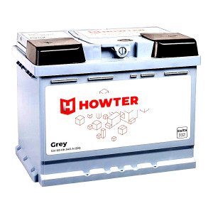 Аккумулятор HOWTER Grey 60L 560А прям. пол. 242x175x190