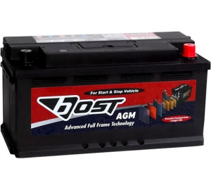 Аккумулятор BOST AGM L5 100R обр. пол. 880A 353x175x190