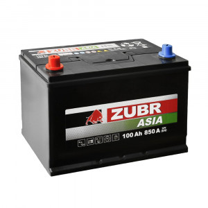 Аккумулятор Zubr Asia 100L прям. пол. 850А 306x173x225