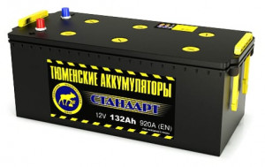 Аккумулятор Тюменский СТАНДАРТ 132 рус прям. пол. 920A 513x190x200