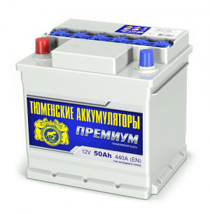 Аккумулятор Тюмень Премиум 50L прям. пол. 440A 207x175x190