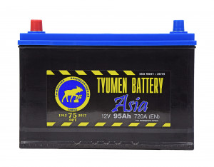 Аккумулятор Тюмень Asia 95L прям. пол. 720A 302x173x225