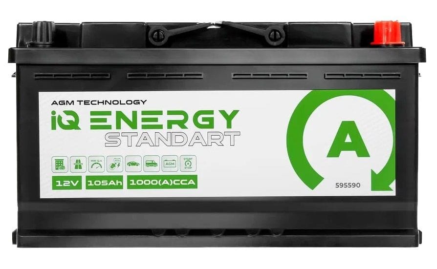 Аккумулятор IQ Energy Standart AGM 105R обр. пол. 1000А 393х175х190