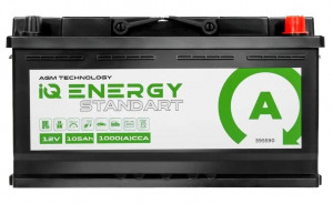 Аккумулятор IQ Energy Standart AGM 105R обр. пол. 1000А 393х175х190