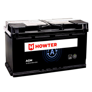 Аккумулятор HOWTER AGM 80R обр. пол. 800А 315x175x190