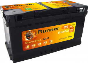 Аккумулятор RUNNER AGM L5 RK950 95R обр. пол. 850A 353x175x190