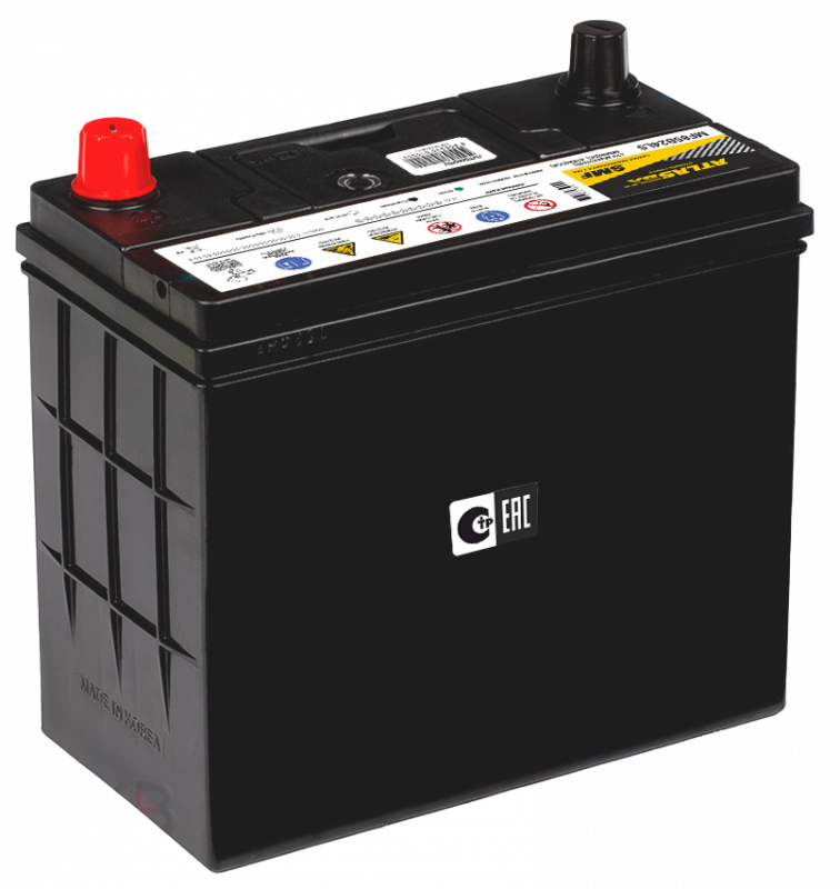 Аккумулятор ATLAS BX 85B24L 45 Ач обр. пол. 625A 232x127x220 (Tesla Model 3,Y)