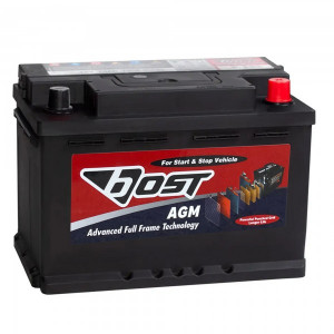 Аккумулятор BOST AGM L3 75R обр. пол. 790A 278x175x190