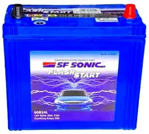 Аккумулятор Exide SF Sonic 60B24L 50R тонкие клеммы обр. пол. 500А 238x129x220