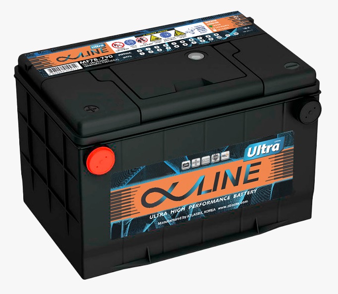 Аккумулятор AlphaLINE Ultra 78-750 (D26) 78L боковые клеммы 850A 260x172x180 (Американский корпус)