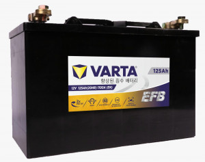 Аккумулятор Varta EFB 125R обр. пол. 1100A 347х175х225