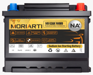 Аккумулятор MORIARTI Na-ion+ Натрий-ионный 14V 744Wh L2 63R 1600A обр. пол. 242x175x190