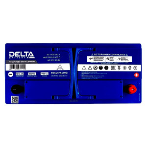 Аккумулятор DELTA EFB 105R обр. пол. 950А 394х175х190