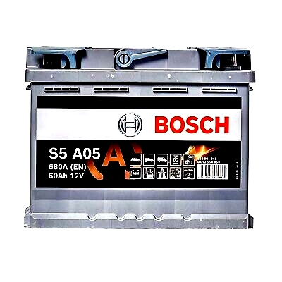 Аккумулятор BOSCH S5 A05 AGM 60Ah 680A (EN) о.п.(242х175х190) 560 901 068