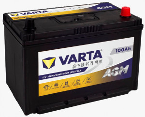 Аккумулятор Varta AGM D31 100R обр. пол. 900A 306x173x220