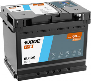 Аккумулятор EXIDE EFB 60R обр. пол. 640А 242x175x190 (EL600)