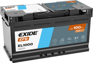 Аккумулятор EXIDE EFB 100R обр. пол. 900А 353x175x190 (EL1000)