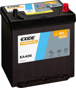 Аккумулятор EXIDE Premium EA406 B19 40R обр. пол. 350A 187x127x220