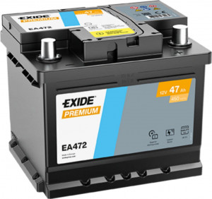 Аккумулятор EXIDE Premium EA472 47R обр. пол. 450A 207x175x190