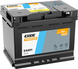 Аккумулятор EXIDE Premium EA601 60L прям. пол. 600A 242x175x190