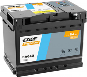 Аккумулятор EXIDE Premium EA640 64R обр. пол. 640A 242x175x190