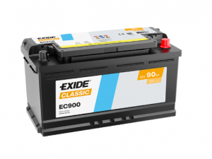 Аккумулятор EXIDE Classic EC900 90R обр. пол. 720A 353x175x190