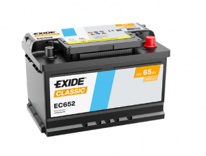 Аккумулятор EXIDE Classic EC652 65R обр. пол. 540A 278x175x175