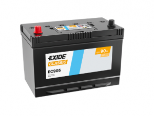 Аккумулятор EXIDE Classic EC905 D31 90L прям. пол. 680A 306x173x220