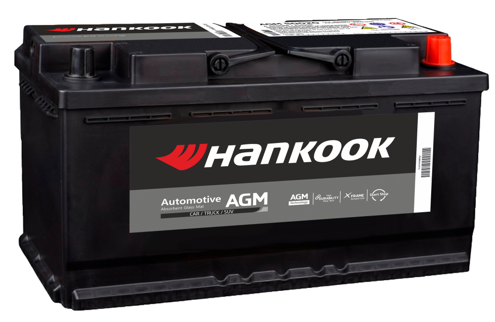 Аккумулятор HANKOOK AGM L5 100 Ач обр. пол. 900А 353x175x190