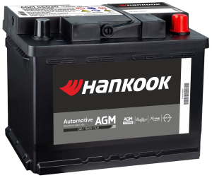 Аккумулятор HANKOOK AGM L2 60 Ач обр. пол. 680А 242x175x190