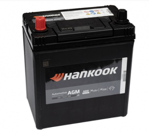 Аккумулятор HANKOOK AGM S46B24 45L прям. пол. 370А 238x128x220