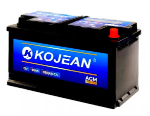 Аккумулятор Kojean AGM 95R обр. пол. 950А 353x175x190