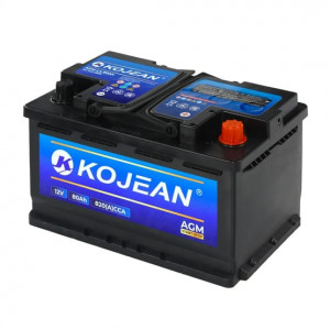 Аккумулятор Kojean AGM 80R обр. пол. 820А 315x175x190