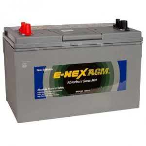 Аккумулятор лодочный ATLAS E-NEX MARINE AGM M31-925 100Ач прям. пол. 925A 330x173x240