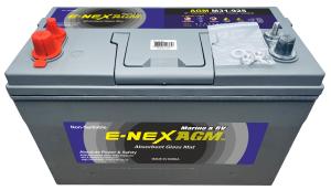 Аккумулятор лодочный ATLAS E-NEX MARINE AGM M31-925 100Ач прям. пол. 925A 330x173x240