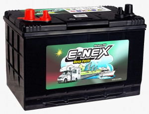 Аккумулятор лодочный ATLAS E-NEX MARINE Deep Cycle D31 90Ач прям. пол. 750А 306x173x220