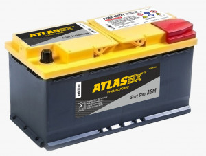 Аккумулятор ATLAS BX AGM L5 100R обр. пол. 850A 353x175x190