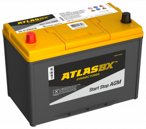 Аккумулятор ATLAS BX AGM D31 100 Ач прям. пол. 850A 306x173x220