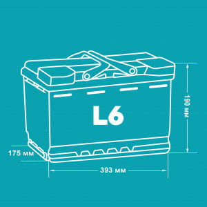 Аккумулятор Moriarti AGM L6 110R обр. пол. 1000А 393x175x190