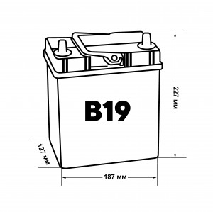 Аккумулятор Moriarti EFB B19 45L прям. пол 450A 186x127x220