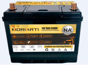 Аккумулятор MORIARTI Na-ion+ Натрий-ионный 14V 936Wh D26 78R обр. пол. 1700A 260x173x220