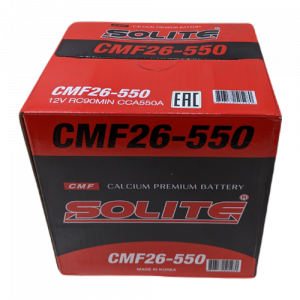 Аккумулятор Solite CMF 26-550 60L прям. пол. 550A 208x173x184