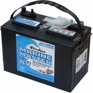 Аккумулятор лодочный Deka Marine Dual Purpose DP27, 100 Ah прям. пол. 650А 300×171×236
