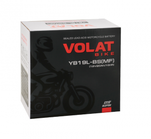 Аккумулятор для мототехники VOLAT MF 20Ah 260А обр.пол 181x77x167 YB19L-BS (MF)