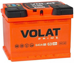 Аккумулятор VOLAT Prime L2 63R обр. пол. 640A 242x175x190