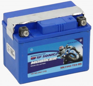 Аккумулятор для мототехники EXIDE SF SONIC 12V AGM 3Аh 50А обр. пол 113x70x85 (TZ4-BS)