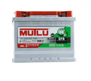 Аккумулятор Mutlu EFB L2 63R 630A обр. пол. 242x175x190