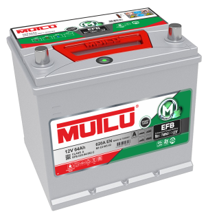 Аккумулятор Mutlu EFB D23 64 Ач обр. пол. 650A 232x173x220