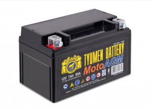 Аккумулятор для мототехники Tyumen Battery Moto AGM 12V 7Ah 95А прям.пол 150х87х94 (YTX7A-BS)